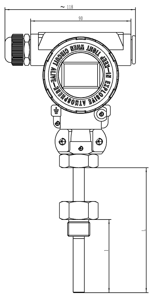 Basic customization ex-proof PT100 Thermocouple HART Digital Display Temperature Sensor Transmitter