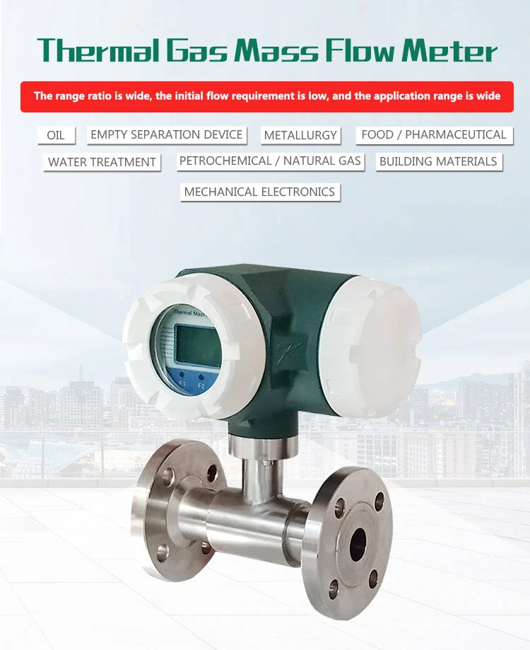 Air Flowmeter, Gas, Fuel Gas, Nitrogen, Biogas, Gas, Plug-in and Thermal Gas Mass Flowmeter