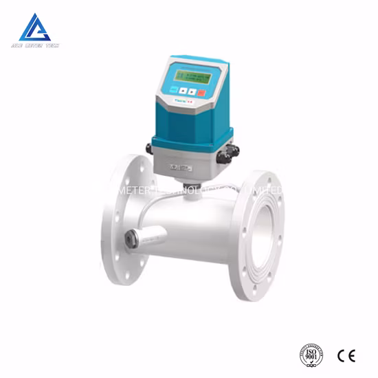 Wall Mounted Ultrasonic Flow Meter Fixed Ultrasonic Flowmeter for Water