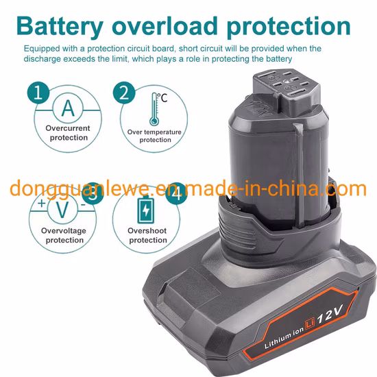 Wholesale Manufacturer 12V 4000mAh L1240 Lithium Rechargeable Battery Replacement for Aeg Rigdig Cordless Power Drill Tools